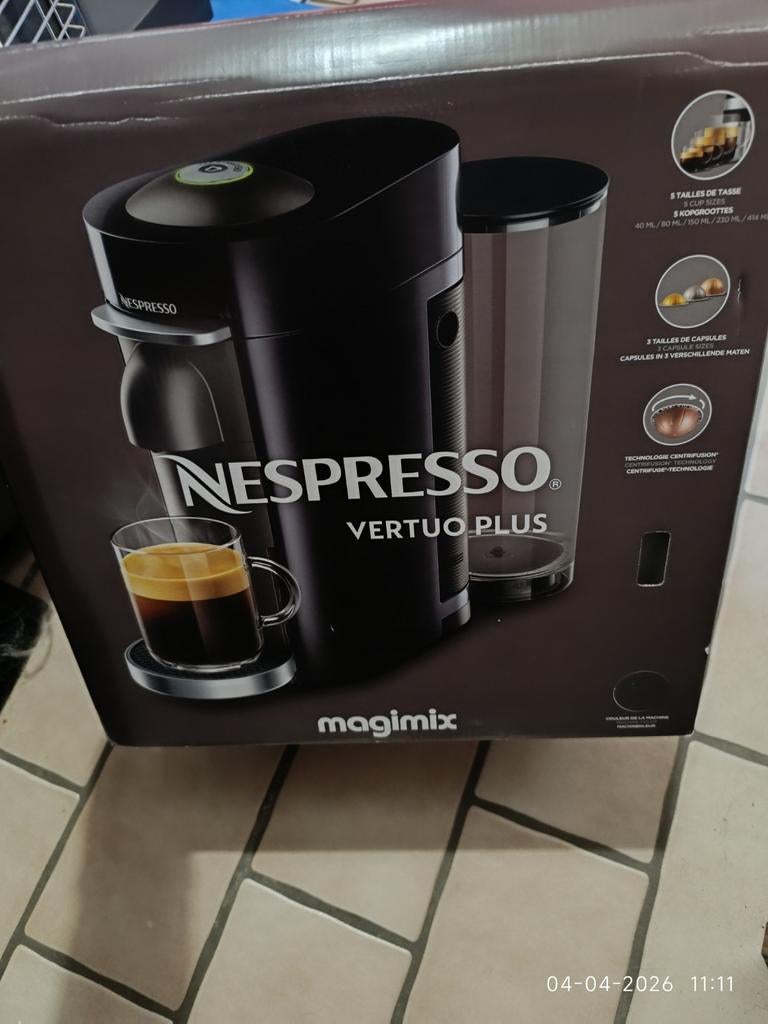 Vertuo plus Nespresso, Enlèvement ou Envoi, Cafetière