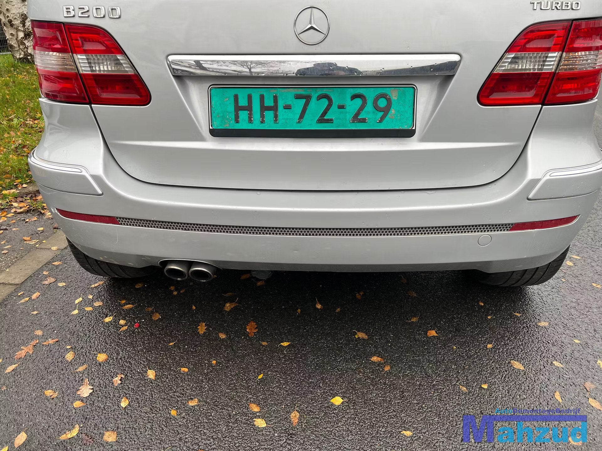 MERCEDES B KLASSE W245 ZILVER 761 achterbumper 2005-2011, Info@fabrikant.eu, Fabrikantstraat 1
1000 AA  Amsterdam, NL, Achter