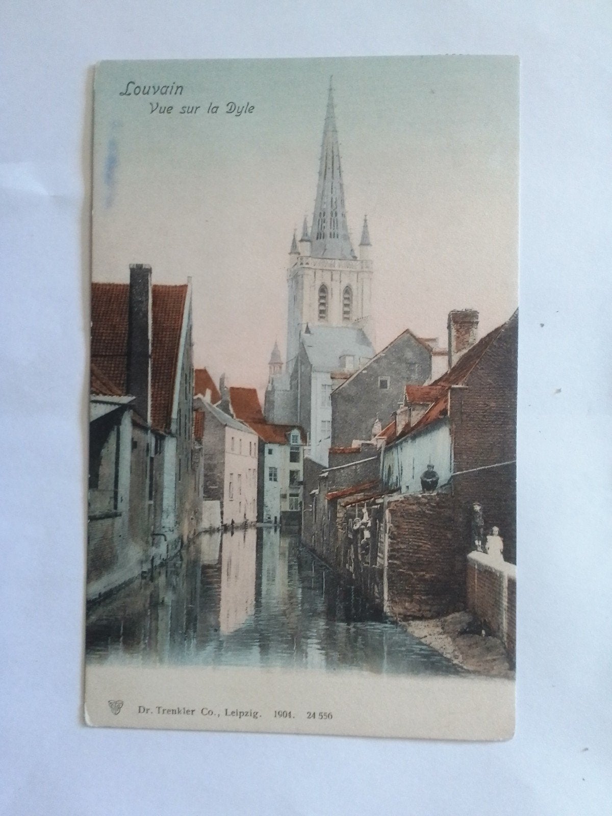 LEUVEN 1904 LOUVAIN VUE SUR LA DYLE, Verzamelen, Verzenden, Voor 1920, Gelopen, Vlaams-Brabant