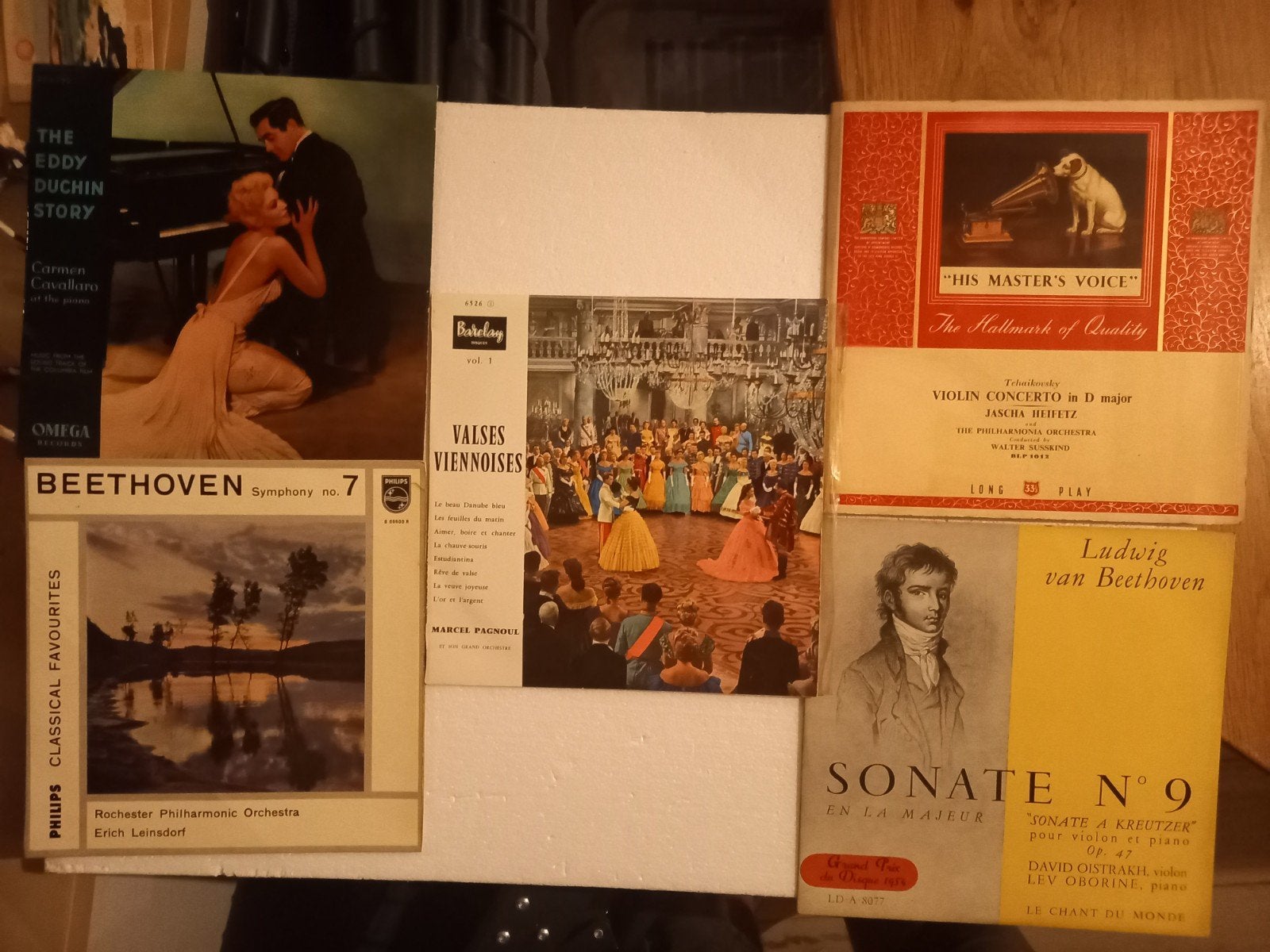 lot de 5 vinyls 33tours 25 cm classique, CD & DVD, Enlèvement ou Envoi