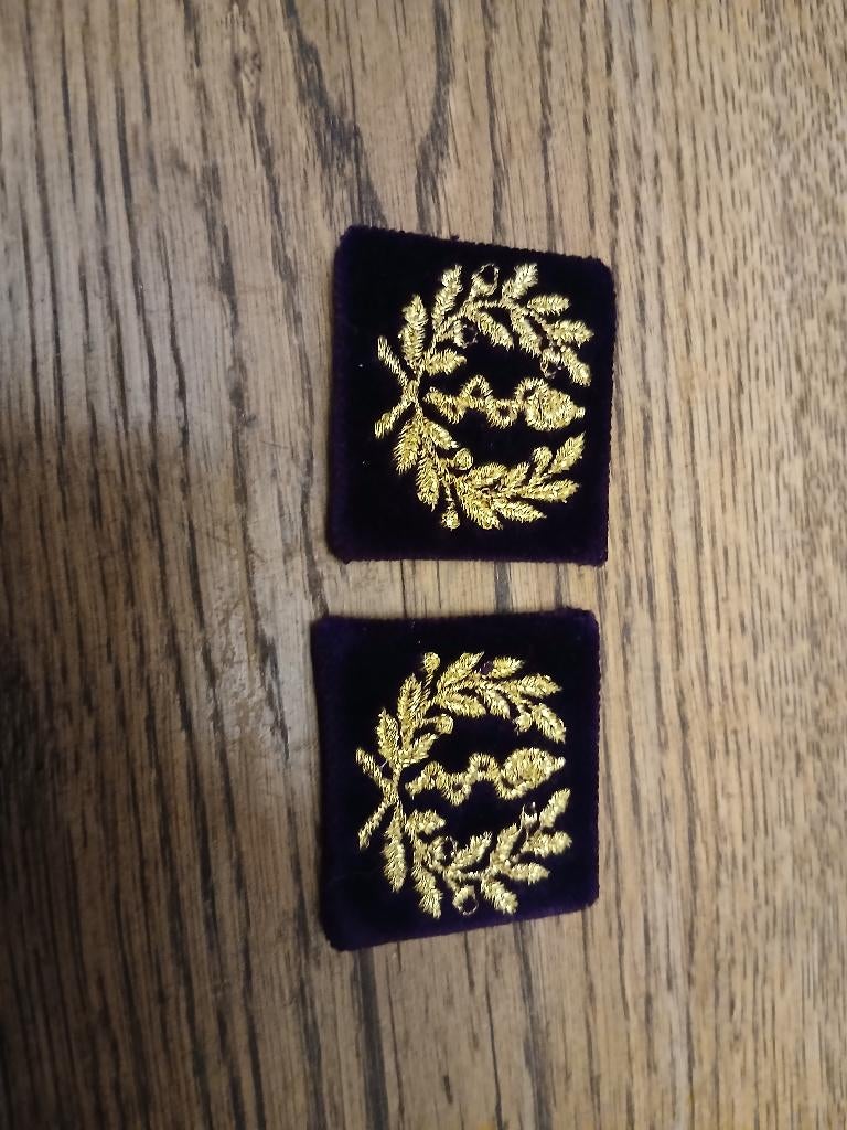 Paar halsbanden, medische dienst, tandarts, Verzamelen, Verzenden, Landmacht, Embleem of Badge