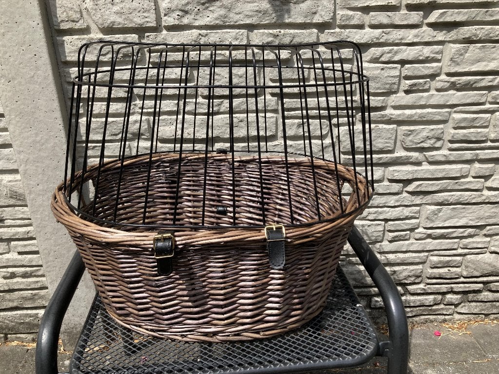 Fietsmand voor hond of kat, Ophalen of Verzenden, Zo goed als nieuw, Fietsmand, Stuurbevestiging