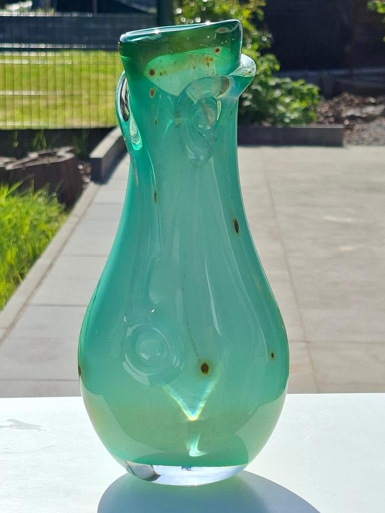 Vase signé de Loup Leloup. Val saint lambert, Ophalen