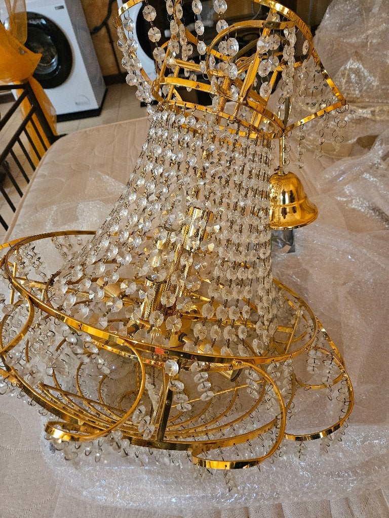 Lustre pampille, Enlèvement, Comme neuf, Verre
