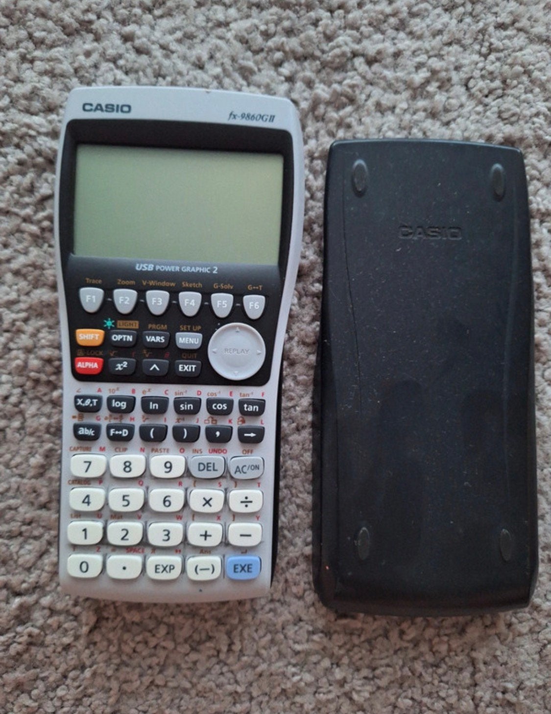 Casio fx-9860GII Grafische Rekenmachine + USB Kabel, Divers, Enlèvement ou Envoi, Calculatrices graphique, Comme neuf