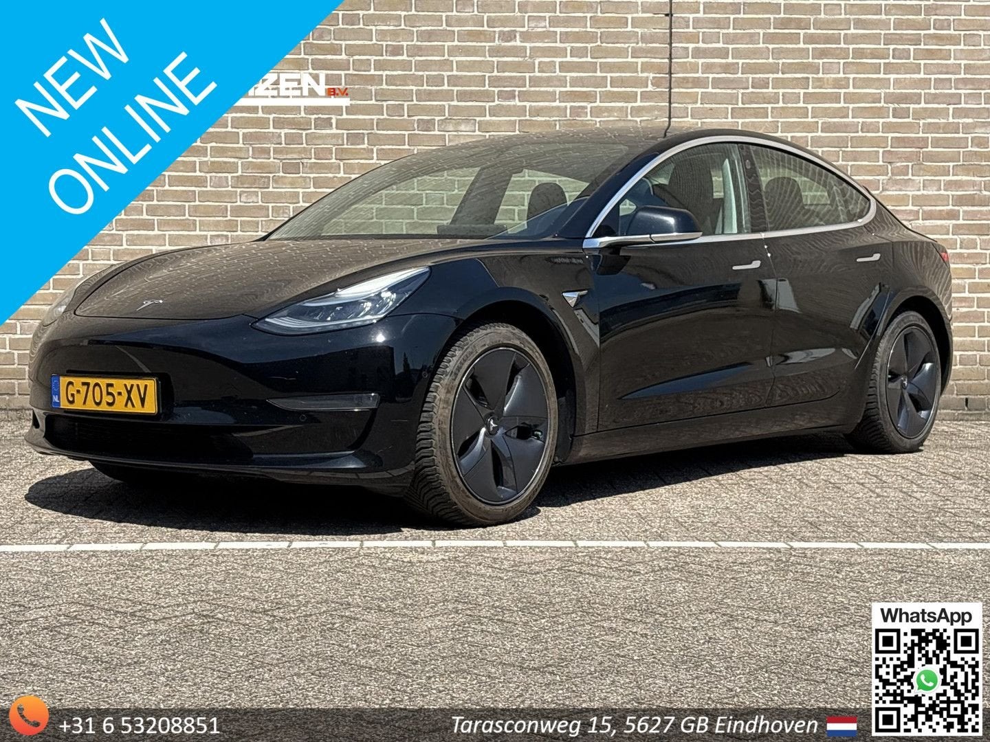 Tesla Model 3 Long Range AWD 75 kWh | 13.600,- NETTO! | Auto, Autos, Tesla, Achat, Entreprise, Noir, Berline