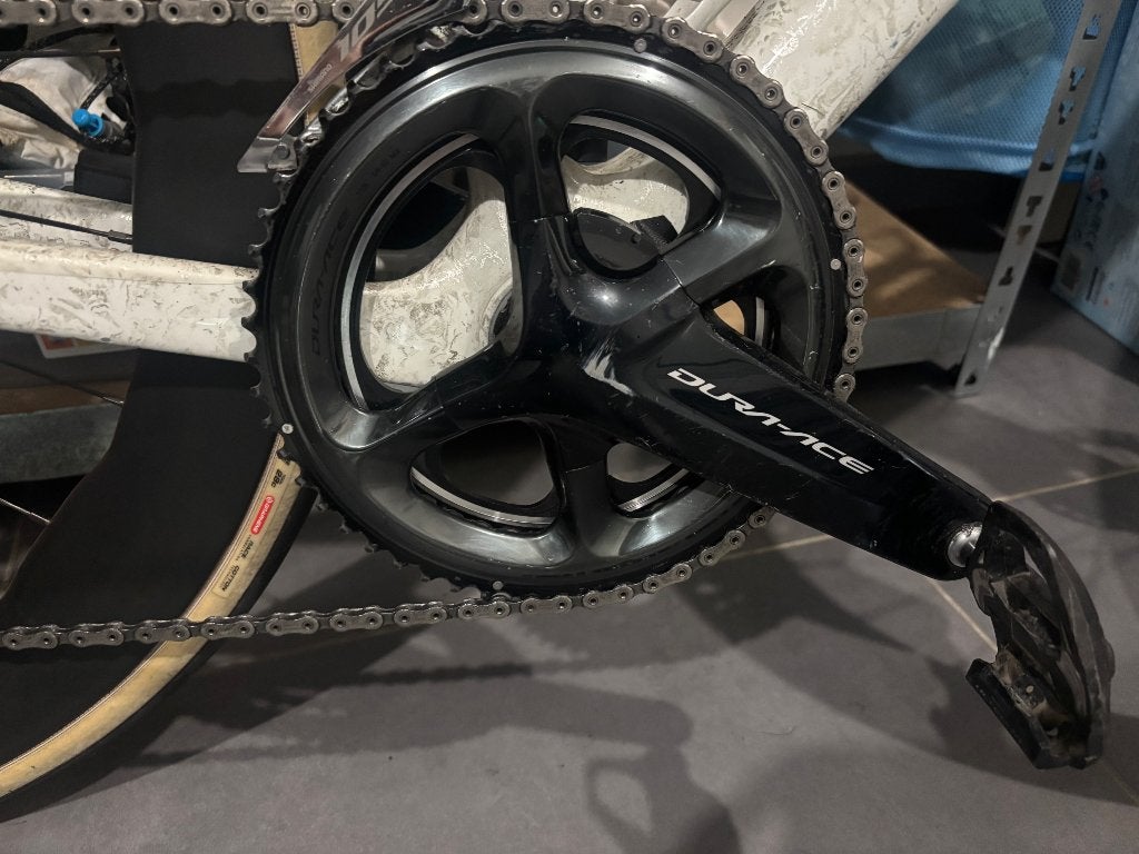 Power meter Shimano Dura Ace, Fietsen en Brommers, Crankstel of Pedalen, Gebruikt, Ophalen of Verzenden, Aluminium