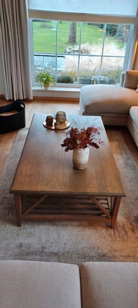 Salontafel landelijk, Ophalen, Gebruikt, 100 tot 150 cm, 50 tot 100 cm