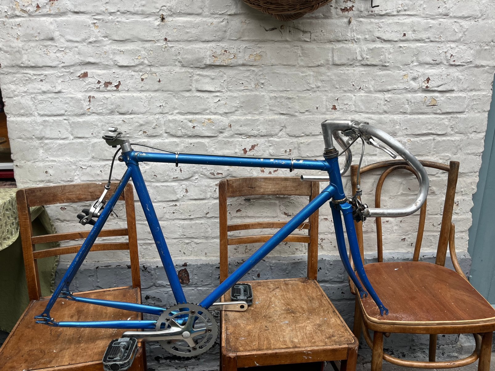 Retro koersfiets frame, Vélos & Vélomoteurs, Autres marques, Frein sur jante, Moins de 10 vitesses, Acier