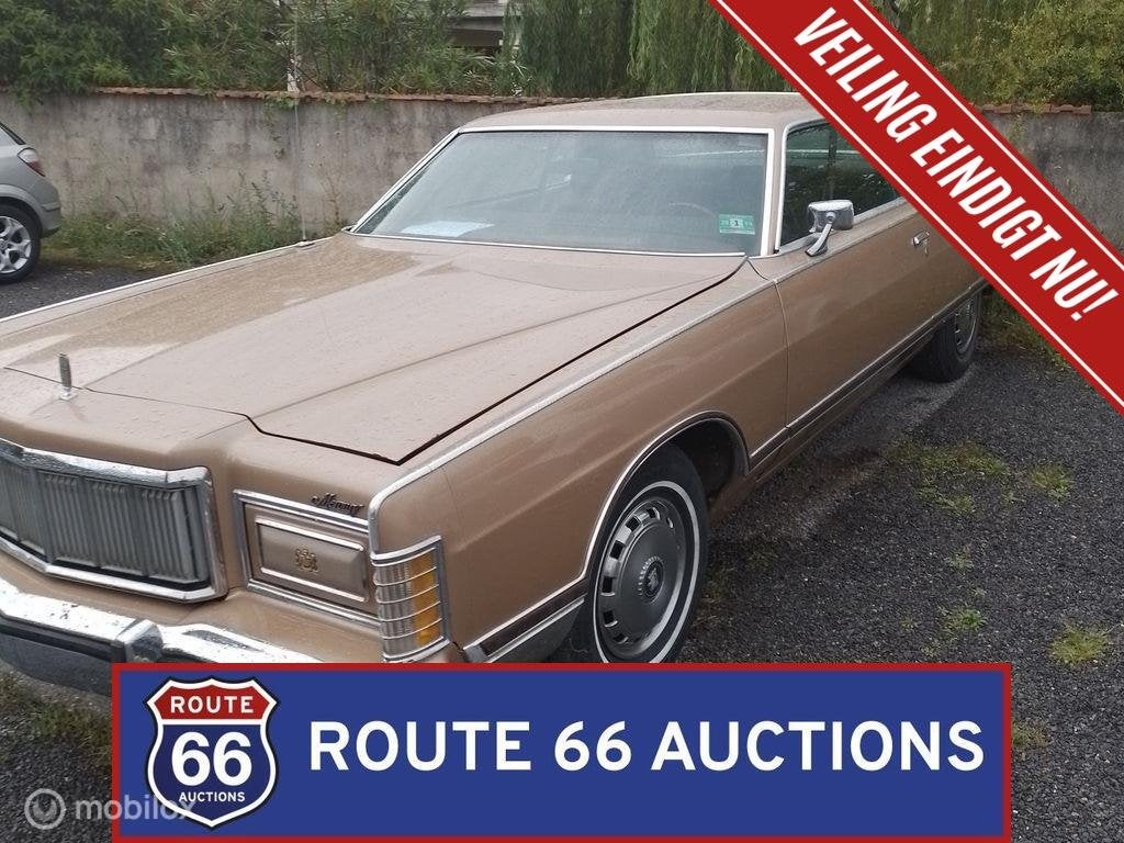 Mercury Grand Marquis | 1978 | Route 66 Auctions, Auto's, Zwart, Bedrijf, Handgeschakeld, Overige carrosserie