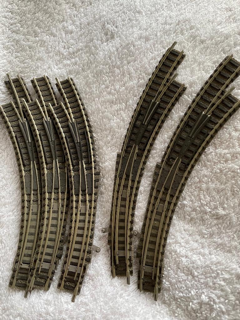 Modeltrein sporen treinsporen rails 9142 - 4 stuks, Verzenden, Zo goed als nieuw, Rails, Fleischmann