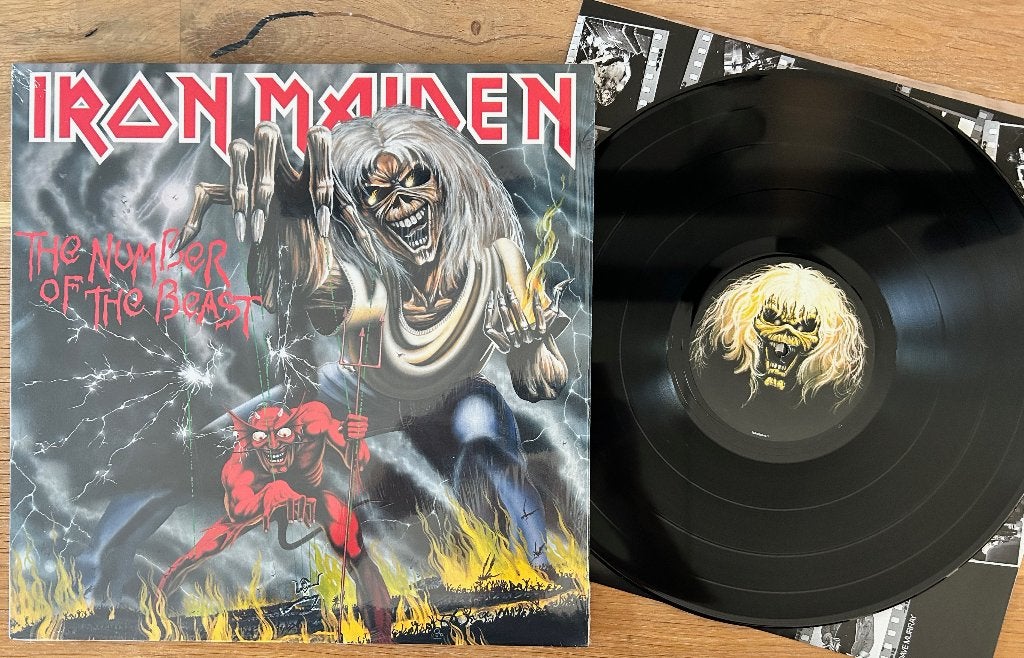 IRON MAIDEN - The number of the beast ( LP; 180gr; NMINT ), Enlèvement ou Envoi, Comme neuf, Hard rock, Avec pochette intérieure