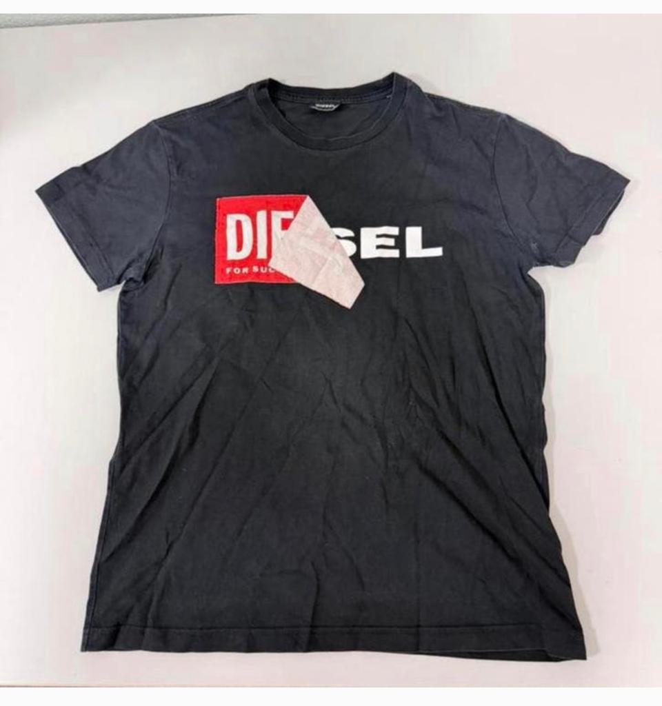 T-SHIRT DIESEL pour homme grand logo t-shirt noir L en coton, Vêtements | Hommes, Enlèvement ou Envoi, Comme neuf, Taille 52/54 (L)