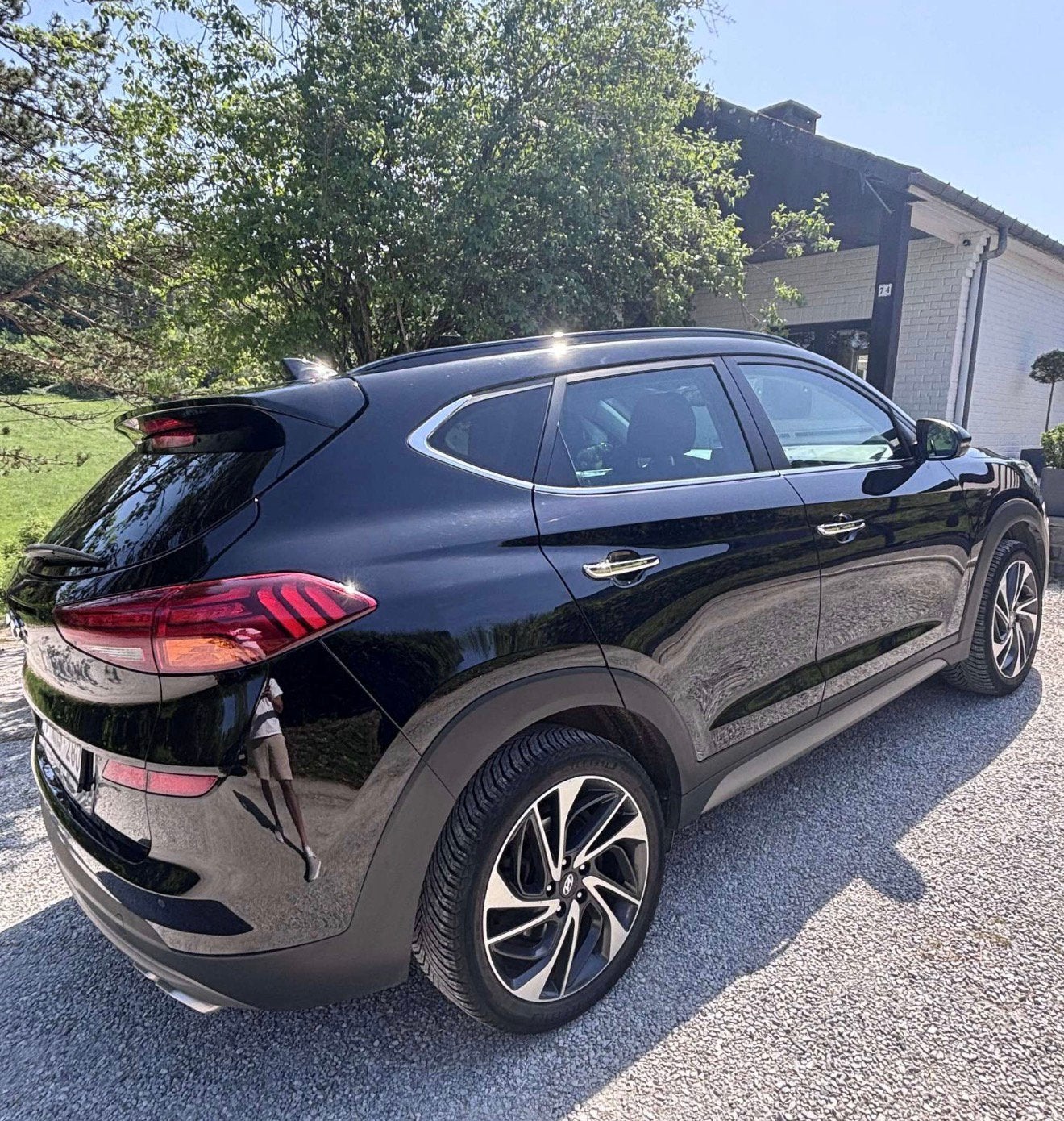 Hyundai Tucson 1.6 CRDi Automatique – Full Options – 2021, Autos, Cuir, Achat, Entretenue par le concessionnaire, Noir