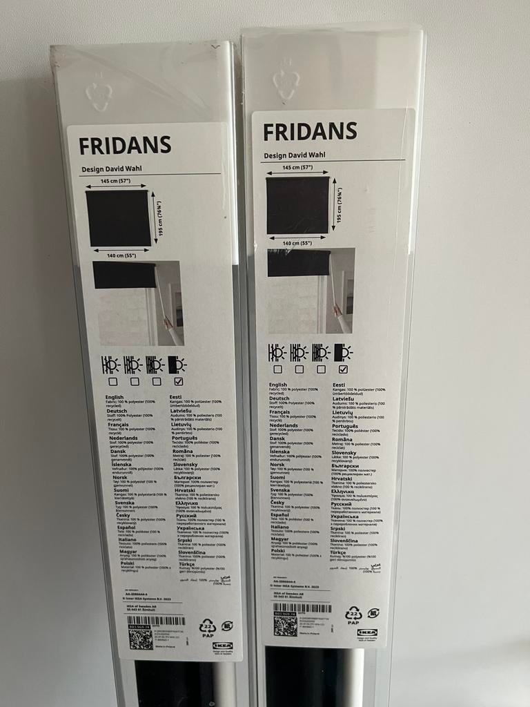 Fridans ikea verduisterende rolgordijnen, Enlèvement, Comme neuf