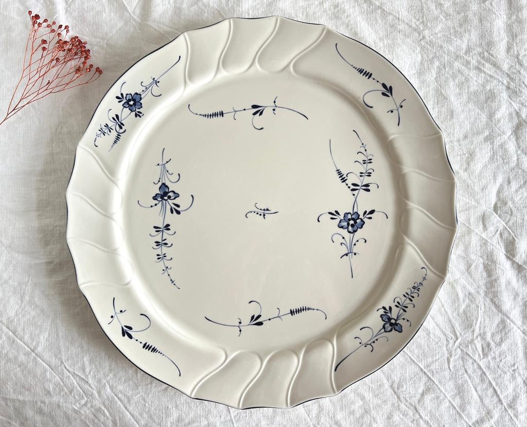Grande assiette ronde Villeroy & Boch Vieux Luxembourg, Antiek en Kunst, Ophalen of Verzenden
