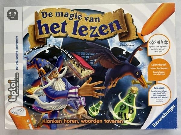 Ravensburger Tiptoi : La magie de la lecture, jeu d'apprenti, Hobby & Loisirs créatifs, 1 ou 2 joueurs, Envoi, Comme neuf, Ravensburger