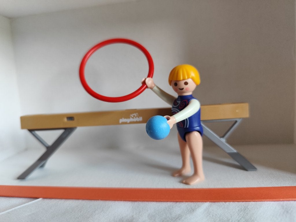 Playmobil 5190 turnster op balk, Ophalen, Gebruikt, Complete set, Figuren