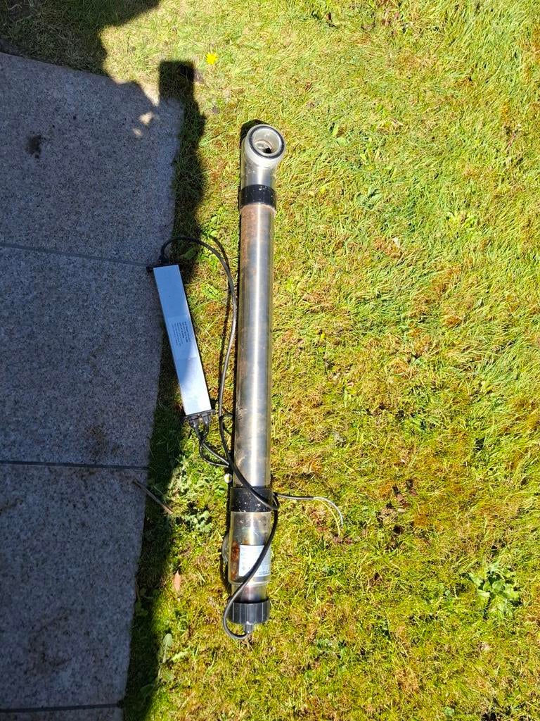 Uv lamp voor zwembad, Ophalen