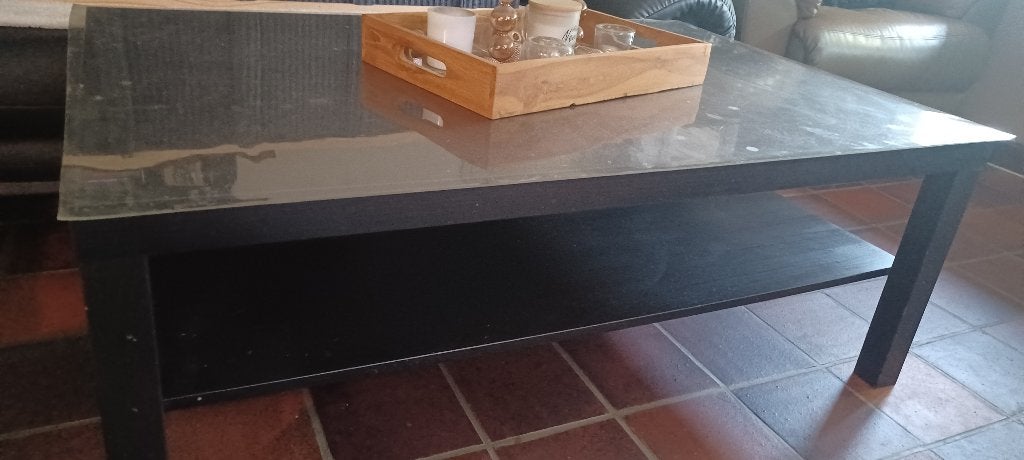 Salontafel, Huis en Inrichting, Ophalen, Overige materialen, Gebruikt, Vierkant