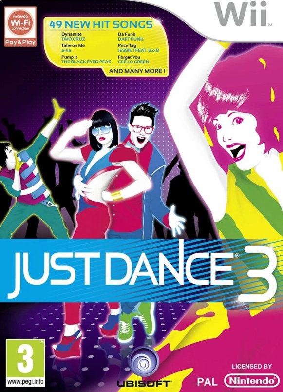 Lot 3 jeux Just Dance Nintendo Wii, Enlèvement, Utilisé