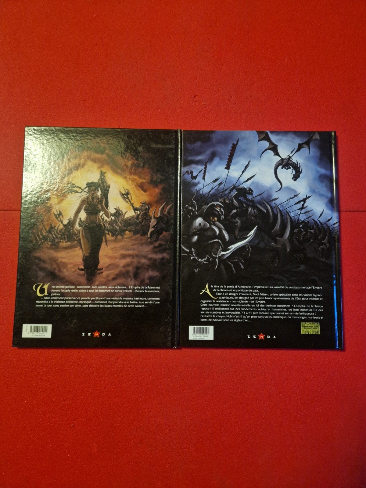 lot de 2 bd l empire de la raison 1 et 2,EO, Livres, Enlèvement ou Envoi