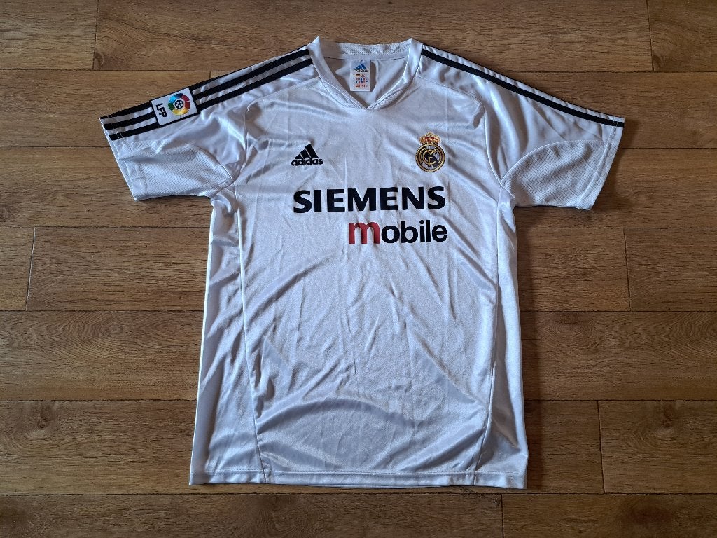 Real Madrid voetbalshirt #7 Raul, Maat L, Ophalen of Verzenden, Zo goed als nieuw, Shirt