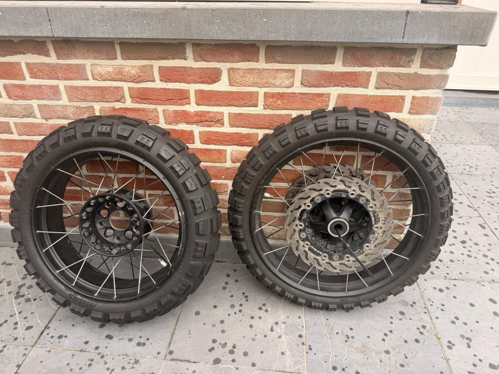 Bmw gsa / gs offroad velgenset + banden, Ophalen, Gebruikt