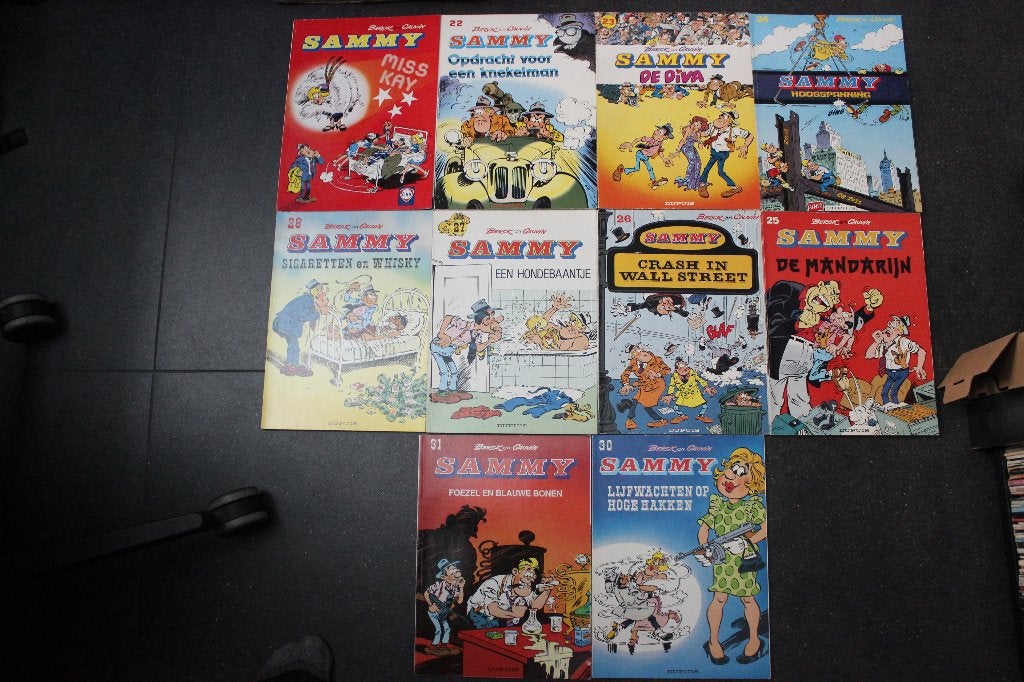 10X STRIP SAMMY IN EERSTE DRUK UITGEZ NR 21, Boeken, Stripverhalen, Ophalen of Verzenden