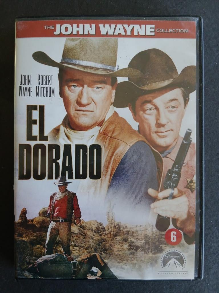 El Dorado (1966) John Wayne, Robert Mitchum, À partir de 6 ans, Comme neuf, 1960 à 1980, Action et Aventure