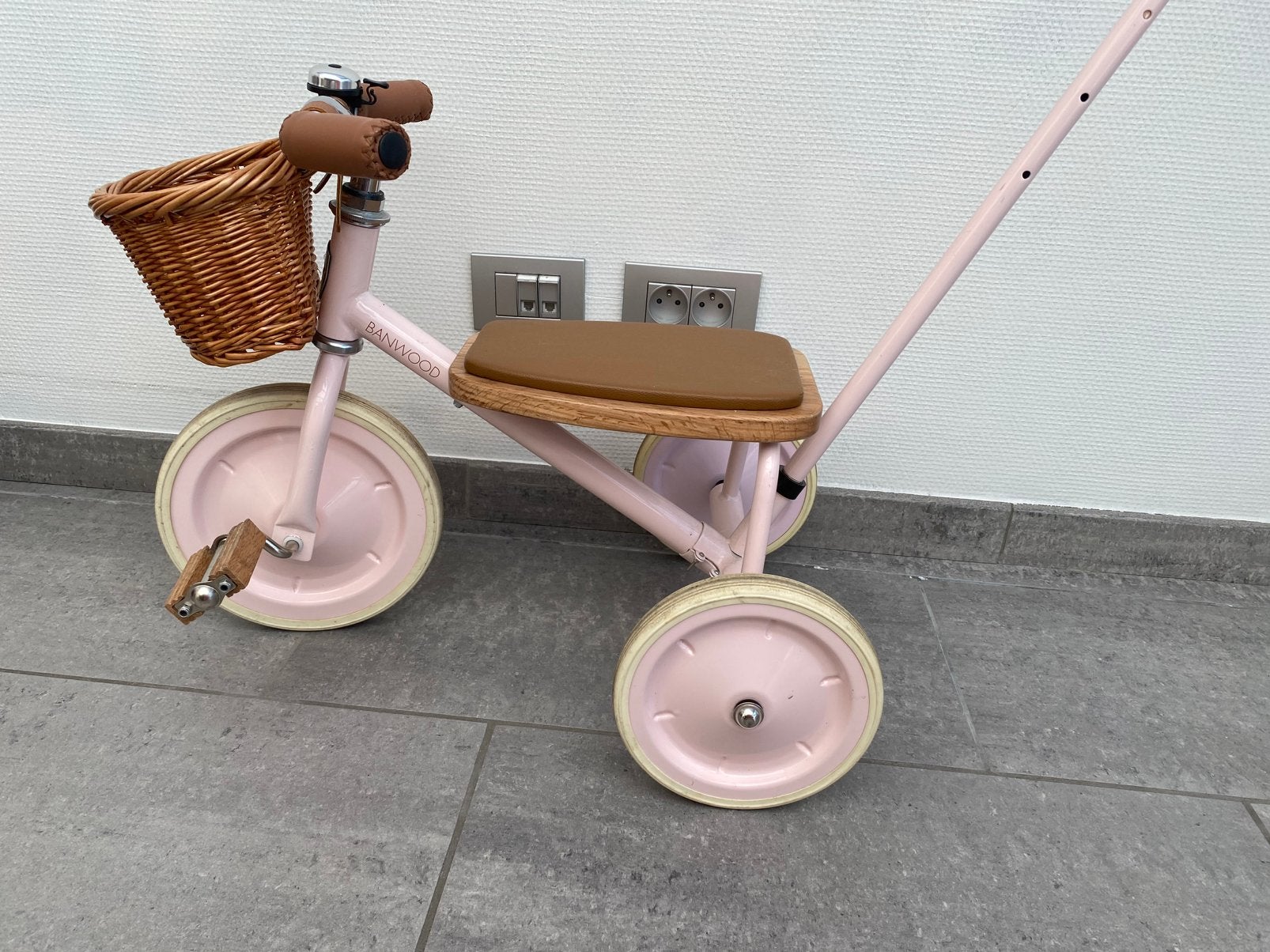 Retro driewieler, Fietsen en Brommers, Ophalen, Zo goed als nieuw, Duwstang