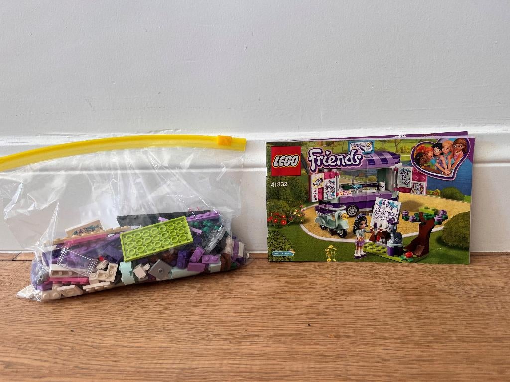 Lego Friends (41332) Emma's Art Stand, Ophalen, Compleet, Lego, Friends