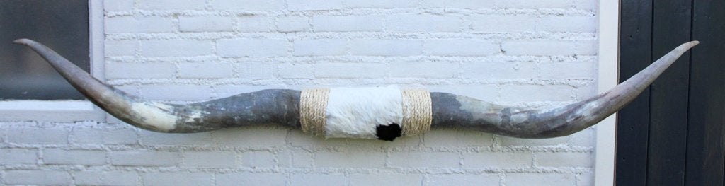 Texas style BULLBAR- 177 cm - afgewerkt met vel en touw, Enlèvement, Neuf, Animal de ferme, Autres types