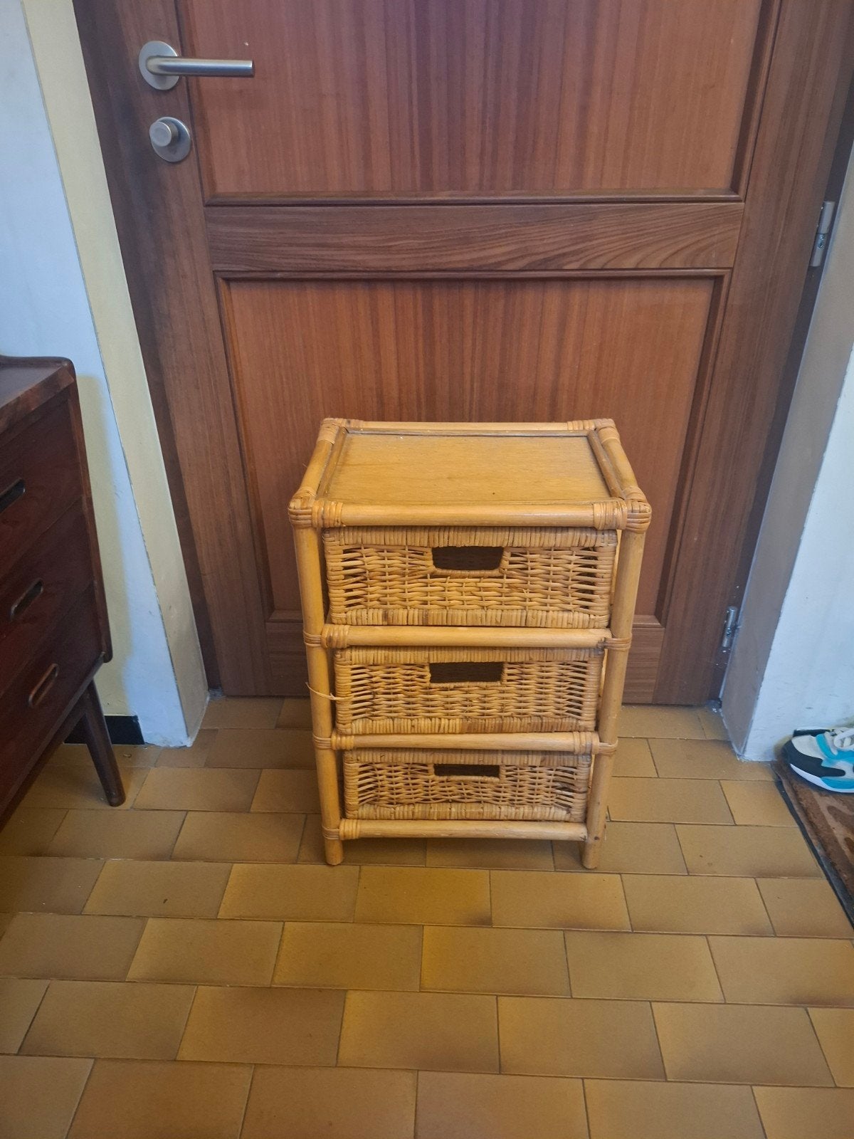 rotan ladenkastje, Huis en Inrichting, 3 of 4 laden, Ophalen, Gebruikt, Overige materialen