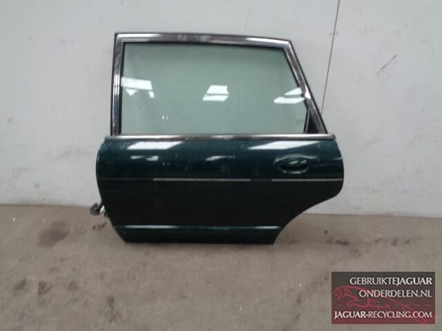 Deur links achter Jaguar X300 groen, Gebruikt, -, Deur, -
