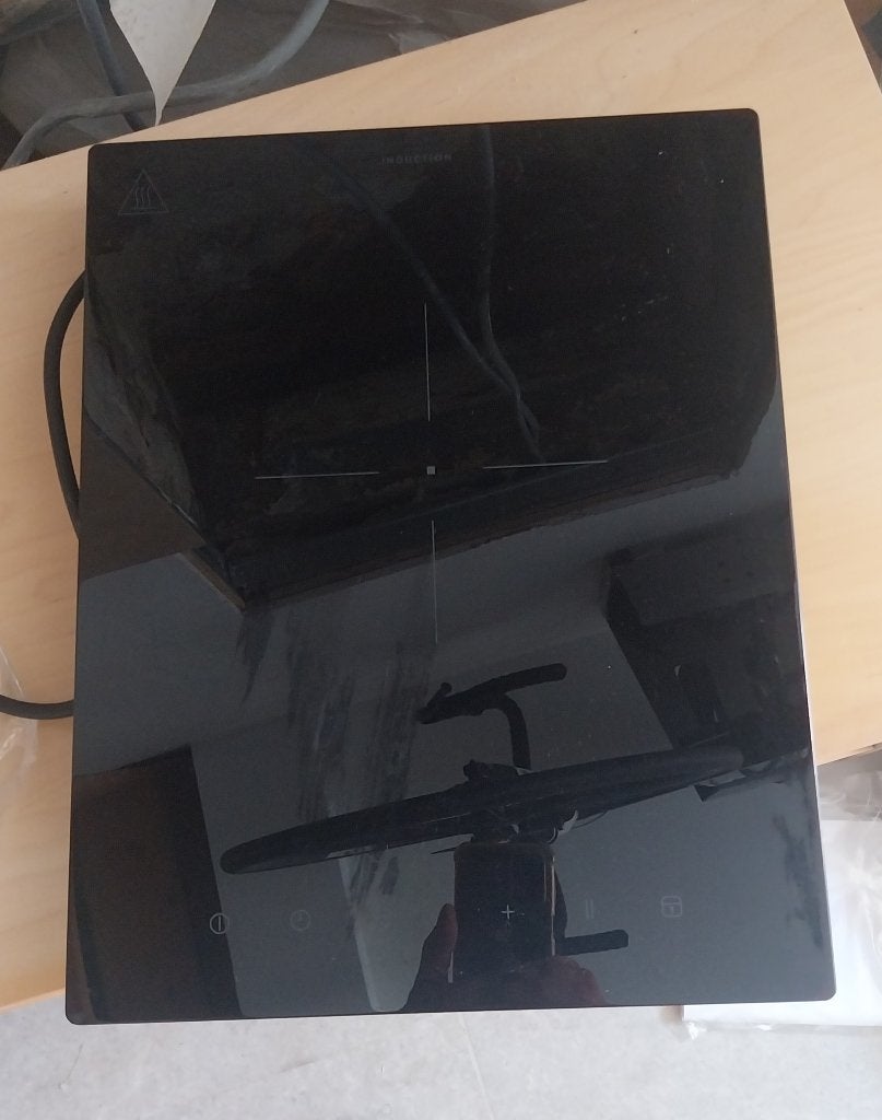 inductiekookplaat inbouw, Elektronische apparatuur, Ophalen, 3 kookzones of minder, Zo goed als nieuw, Inbouw
