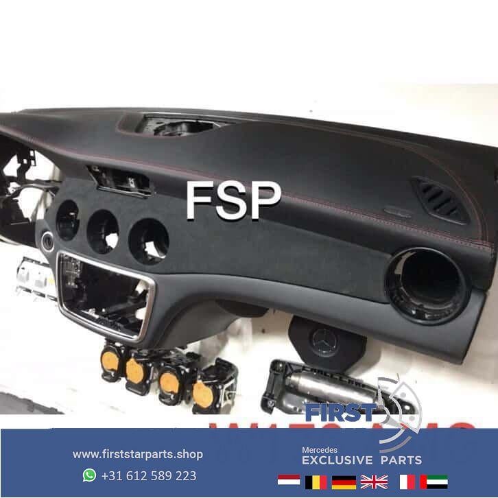 W176 A45 AMG Dashboard + Airbag Set Mercedes A Klasse rood, Gebruikt, -, Ophalen of Verzenden, -