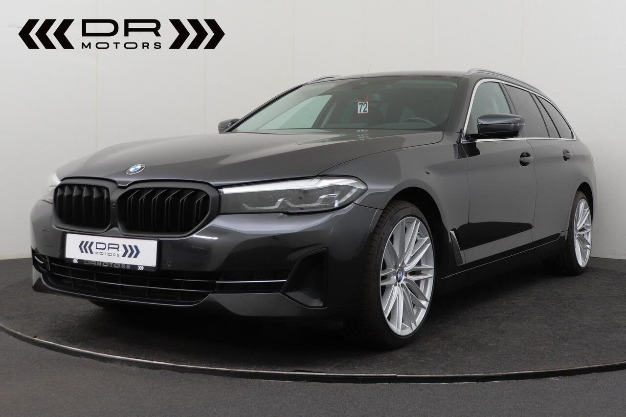 BMW 520 dA TOURING - FACELIFT - LEDER - APPLE CARPLAY/ANROI, Argent ou Gris, Euro 6, Entreprise, 0 kg