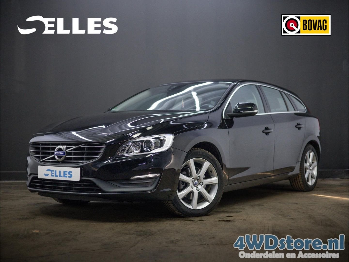 Volvo V60 1.5 T3 Nordic+ | Trekhaak | Stoelverwarming |, Auto's, Automaat, Zwart, V60, Break