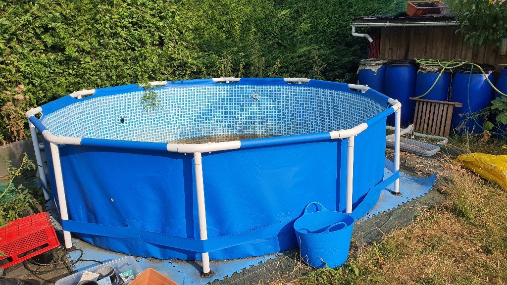 Piscine ronde, Jardin & Terrasse, 200 à 400 cm, Rond, Enlèvement, Utilisé