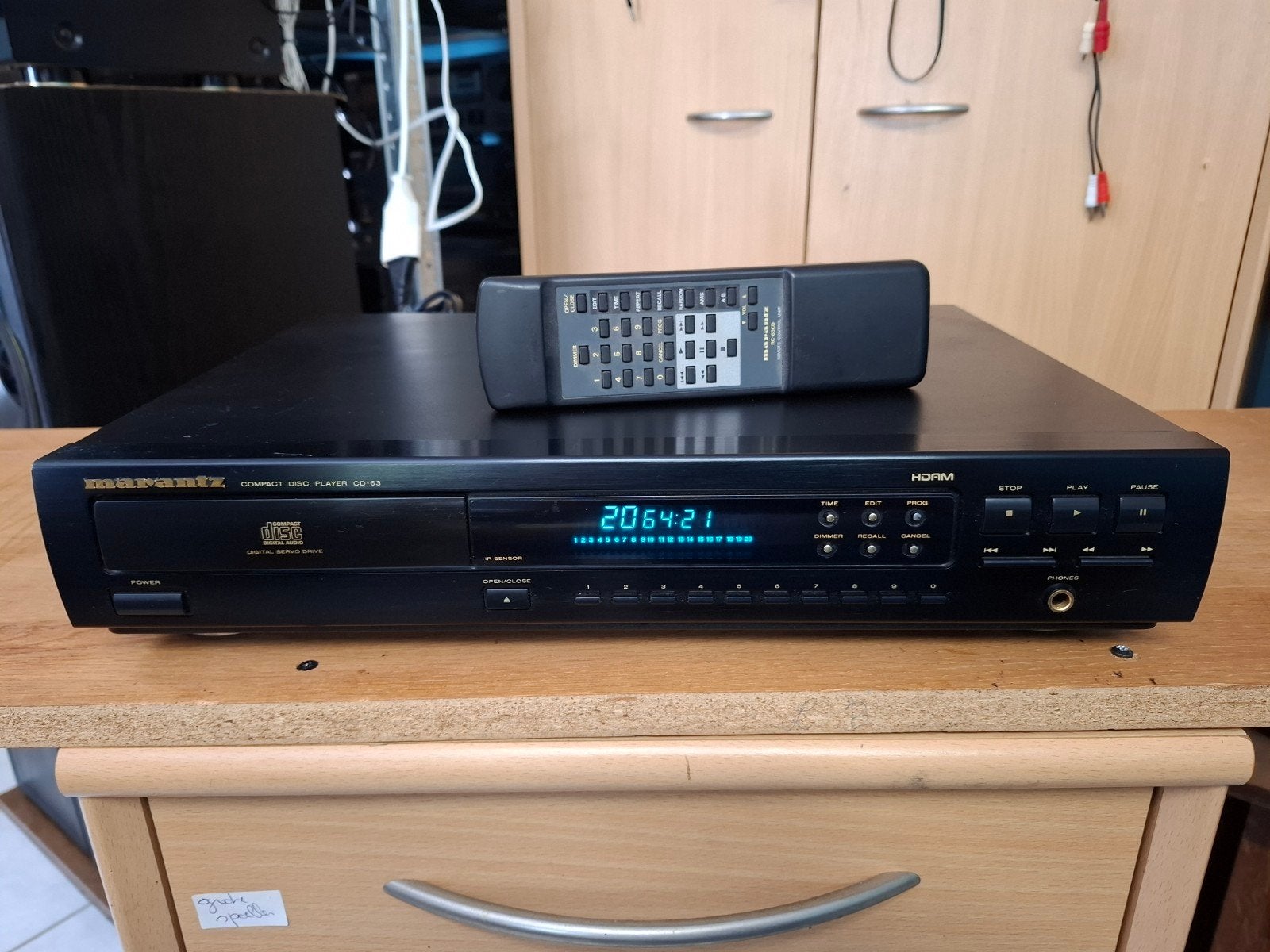 prachtige cd speler Marantz met afstandsbediening, TV, Hi-fi & Vidéo, Lecteurs CD, Enlèvement, Marantz