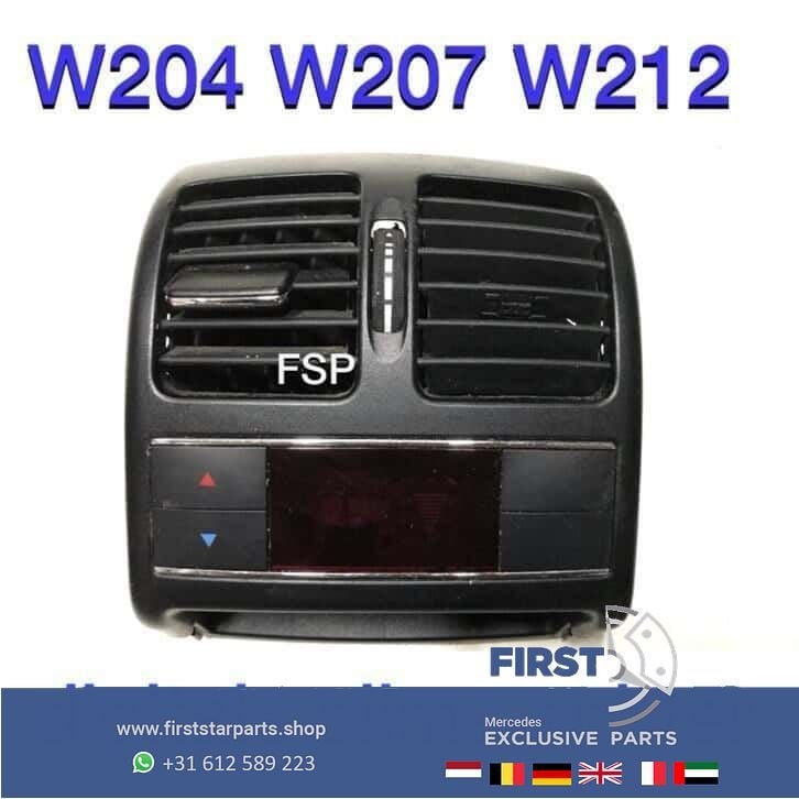 W204 W207 W212 C E Klasse digitale airco control Mercedes AC, Auto-onderdelen, Dashboard en Schakelaars, Mercedes-Benz, Gebruikt