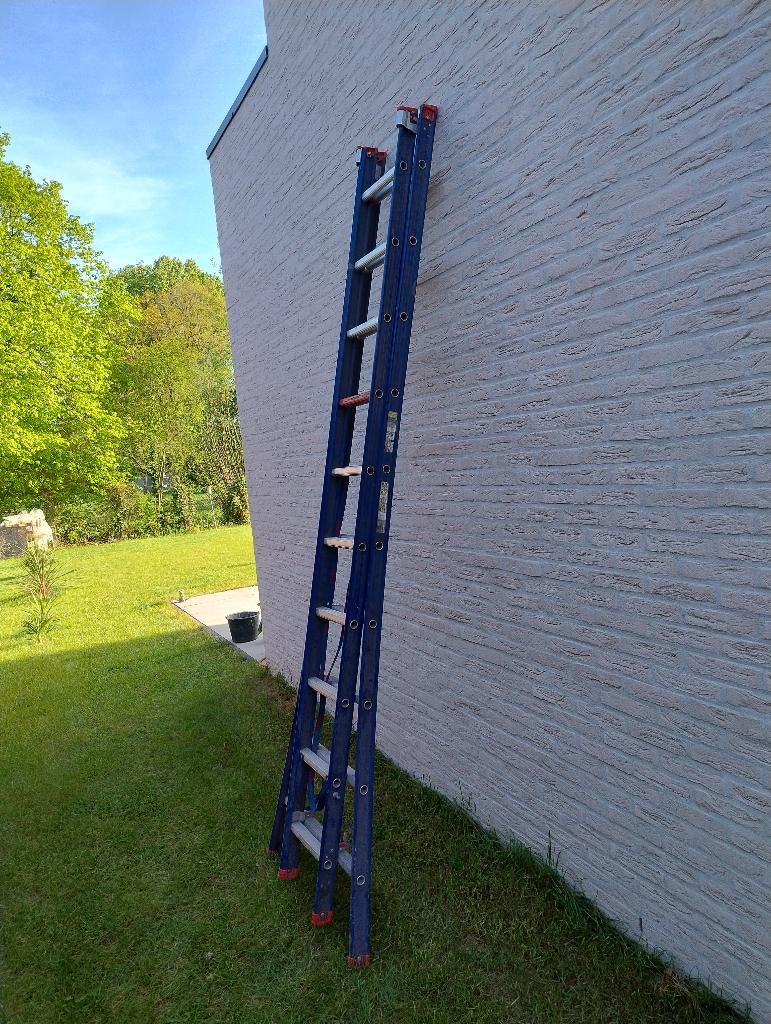 Altrex ladder 5,15 meter, Doe-het-zelf en Bouw, Ladders en Trappen, Ophalen, Zo goed als nieuw, Ladder, Opvouwbaar of Inschuifbaar
