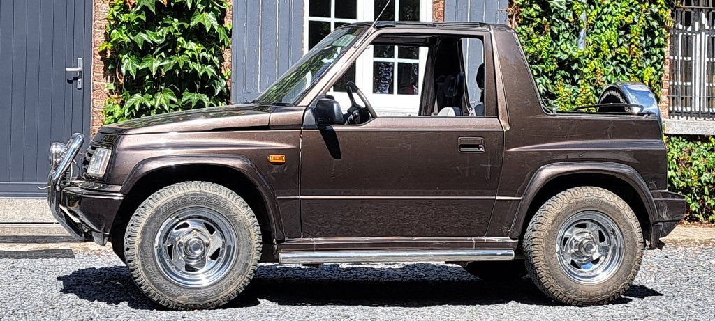 ancetre, Autos, Oldtimers & Ancêtres, Particulier, 4x4, Suzuki, Essence, Cabriolet, 2 portes, Boîte manuelle, Brun, Gris, Tissu