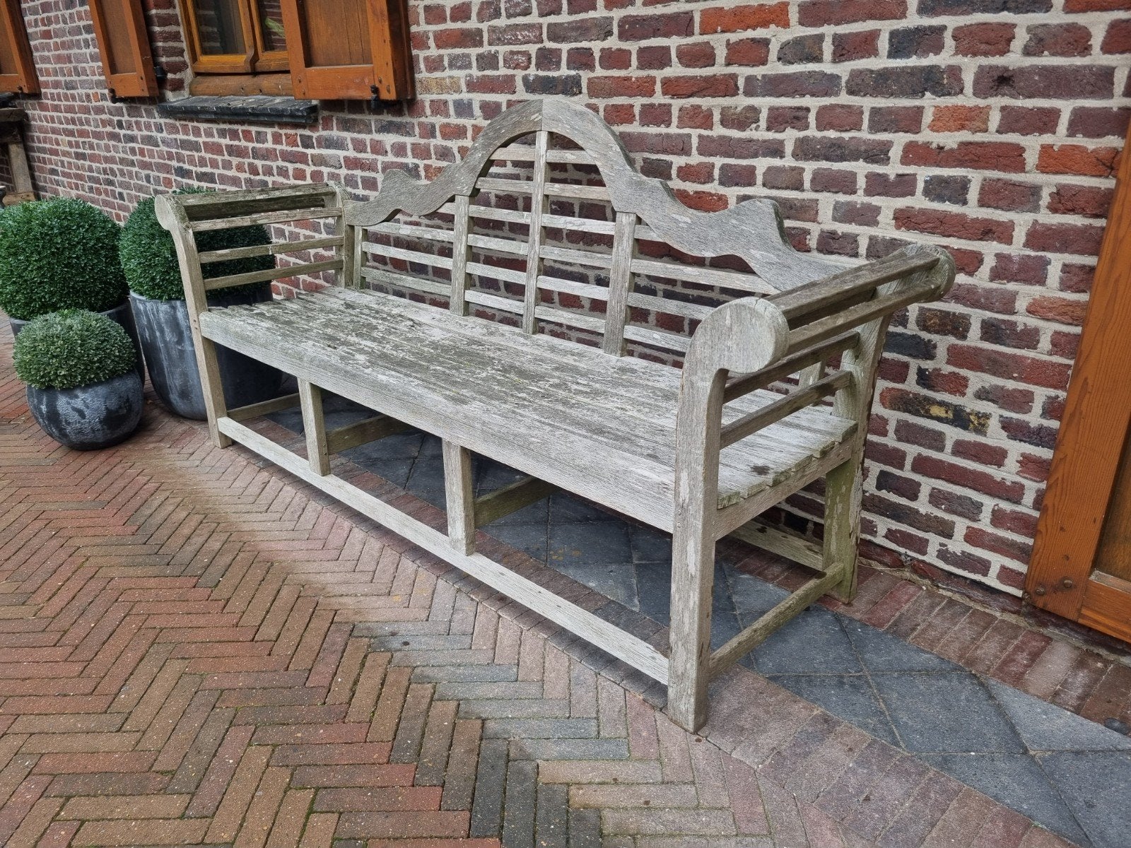 teak tuinbank ART:, ., Utilisé, ., .