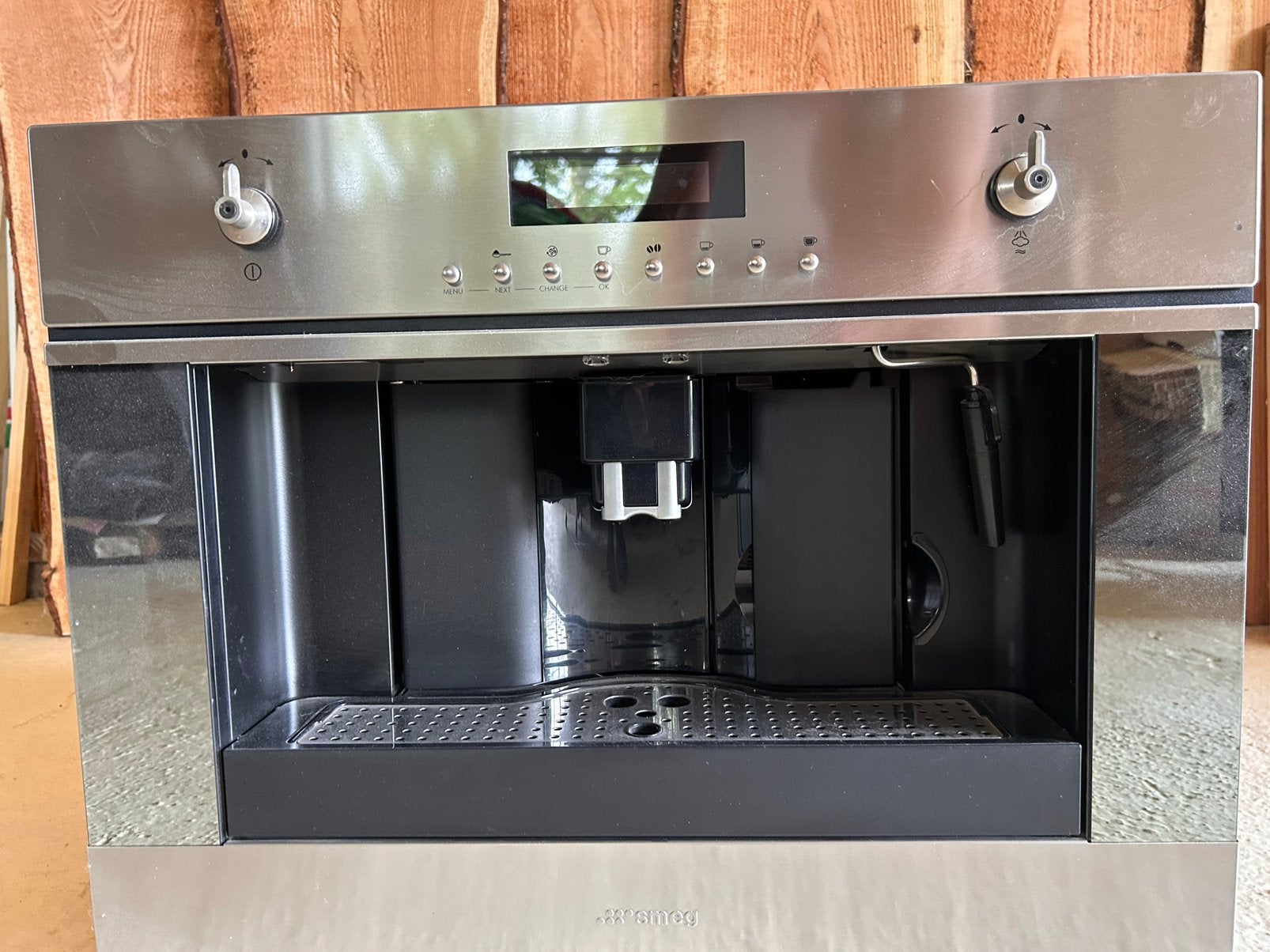 Koffiemachine Smeg inbouw, Ophalen, Zo goed als nieuw, Inbouw, Smeg