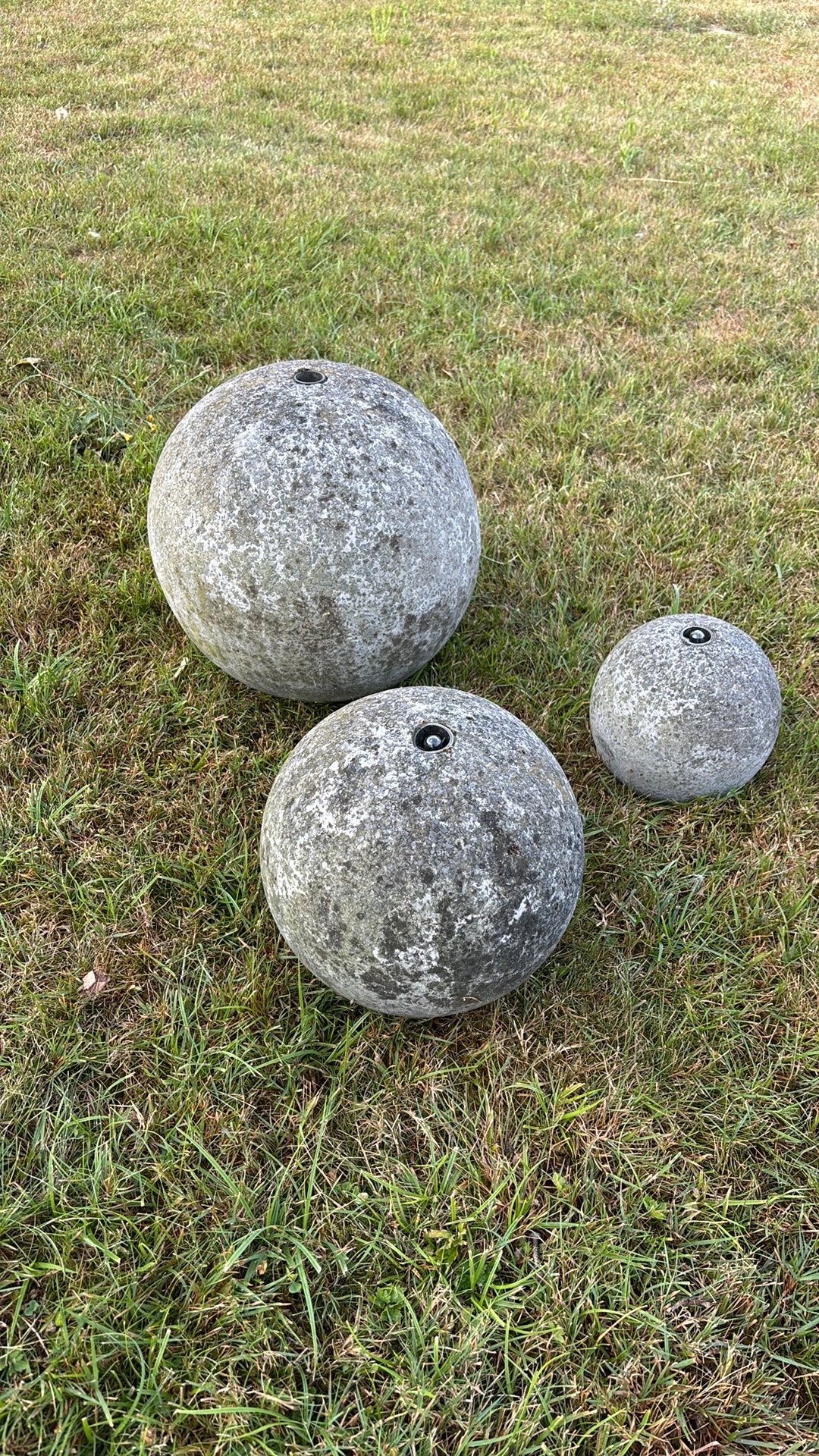 3 waterfontein bollen, Tuin en Terras, Ophalen, Zo goed als nieuw
