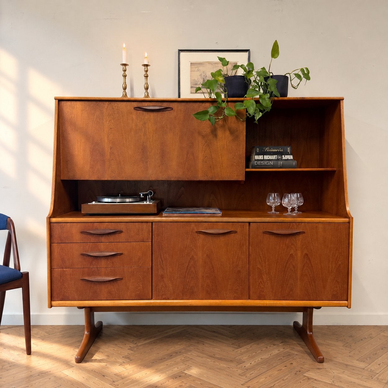 Vintage buffetkast •Austinsuite•, Gebruikt, 100 tot 150 cm, 150 tot 200 cm, Ophalen of Verzenden