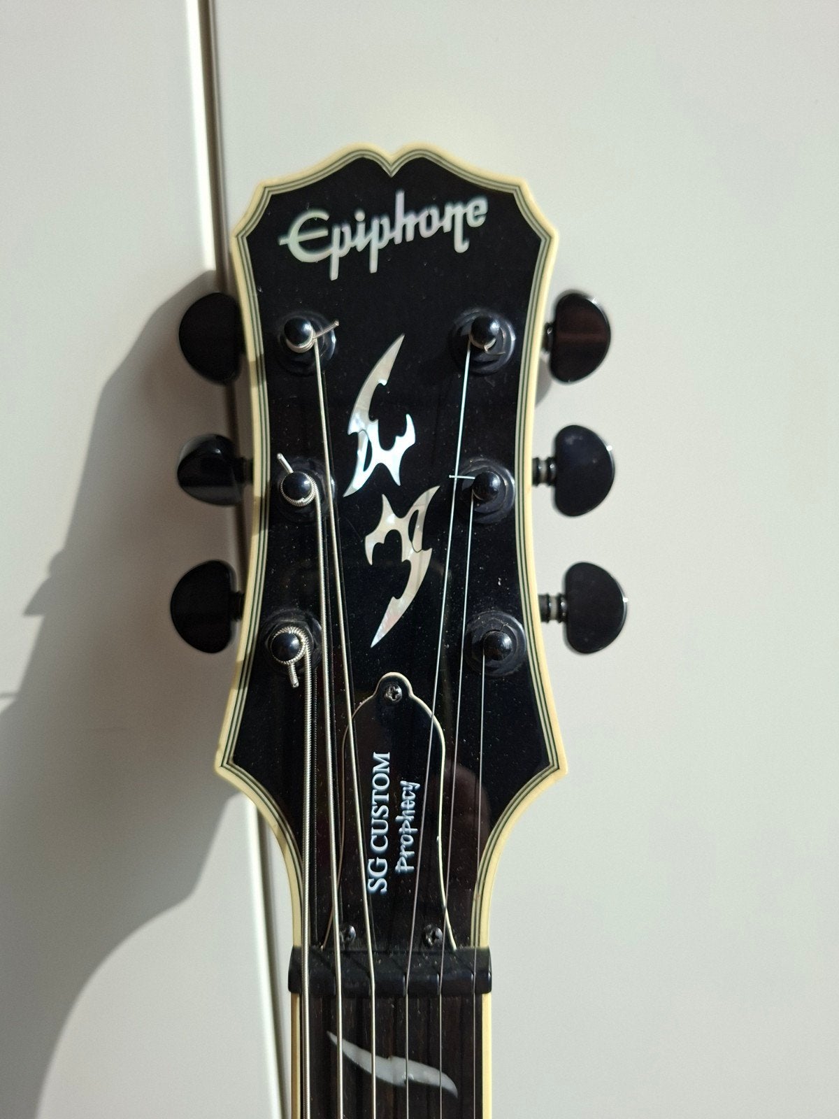 Epiphone SG Prophecy Custom Ex, Ophalen, Zo goed als nieuw, Solid body, Epiphone