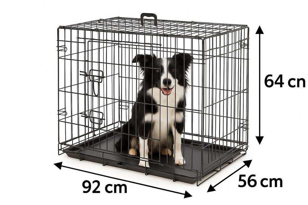 draadkooi mezo zwart l
56 x 92 x 64cm, Dieren en Toebehoren, Ophalen